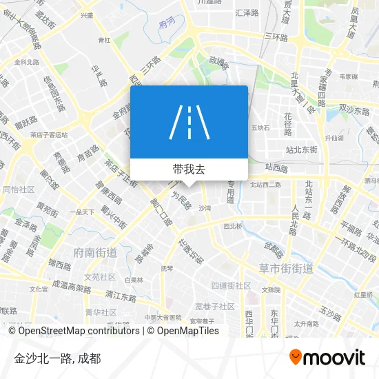 金沙北一路地图