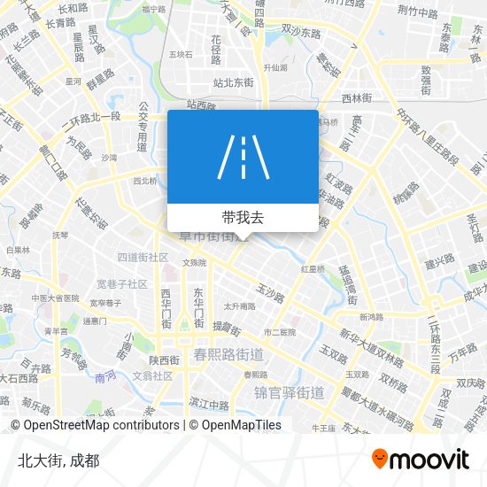 北大街地图
