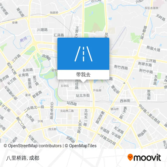 八里桥路地图