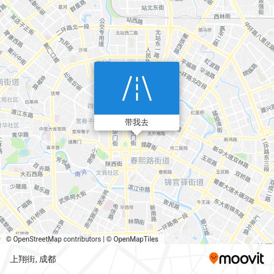 上翔街地图