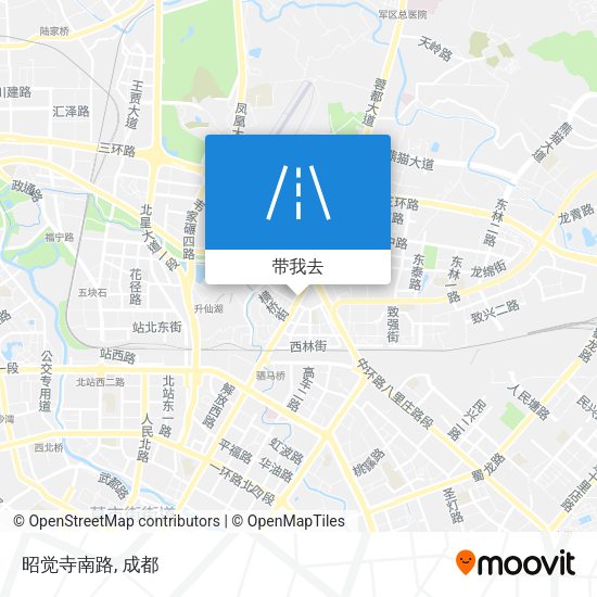 昭觉寺南路地图