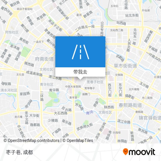 枣子巷地图