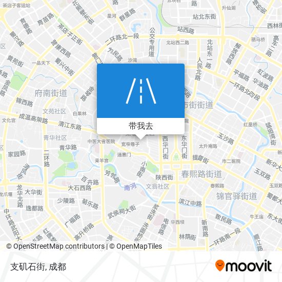 支矶石街地图