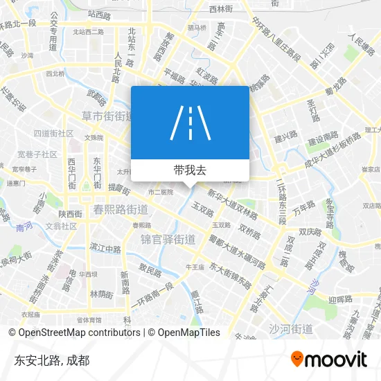 东安北路地图