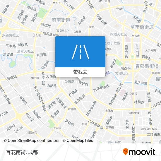 百花南街地图