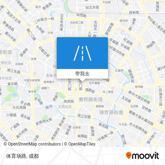 体育场路地图