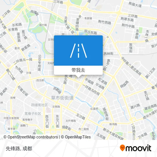 先锋路地图
