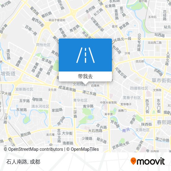 石人南路地图