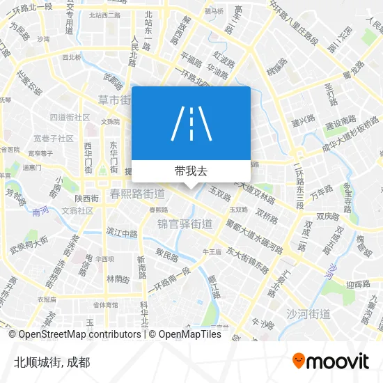 北顺城街地图