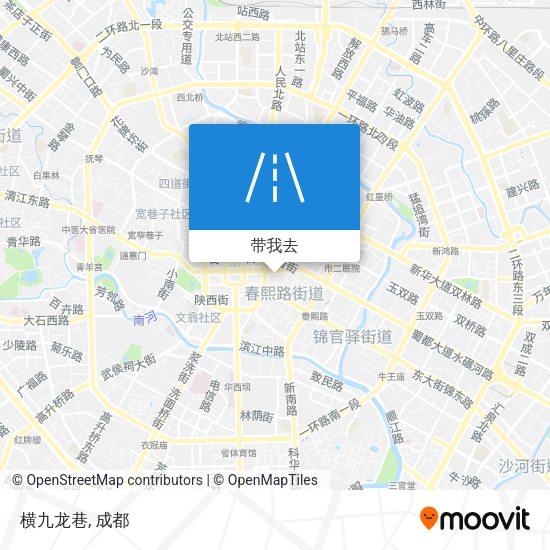 横九龙巷地图