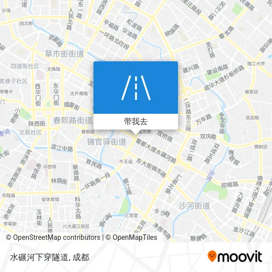 水碾河下穿隧道地图
