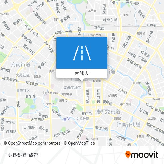 过街楼街地图