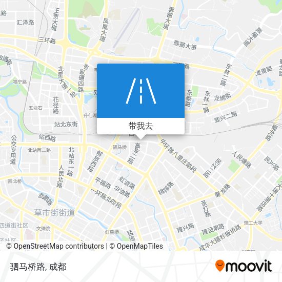 驷马桥路地图