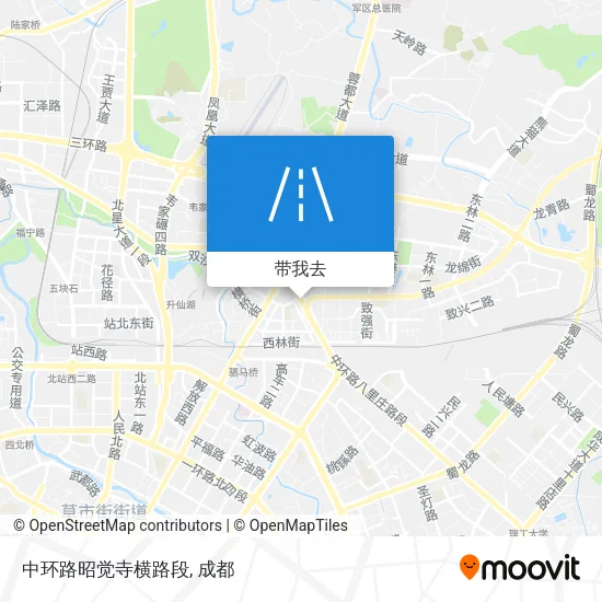 中环路昭觉寺横路段地图