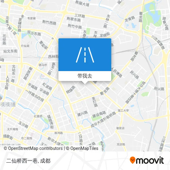 二仙桥西一巷地图