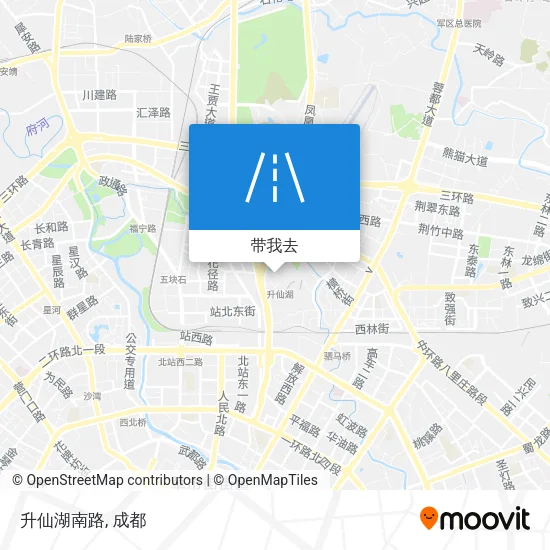 升仙湖南路地图