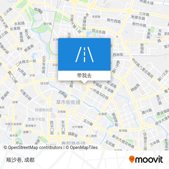 顺沙巷地图