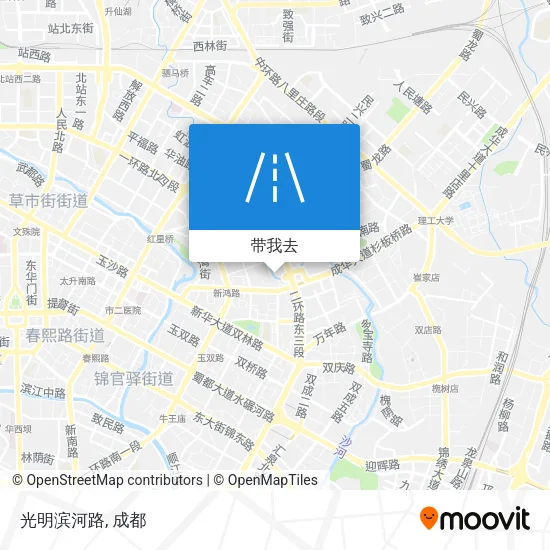 光明滨河路地图