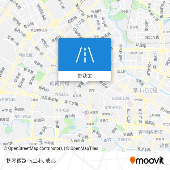 抚琴西路南二巷地图