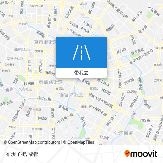 布坝子街地图
