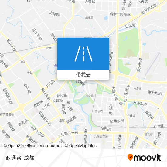 政通路地图
