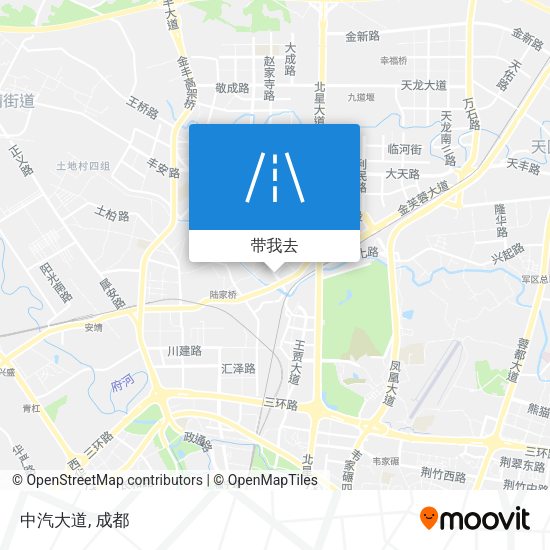 中汽大道地图
