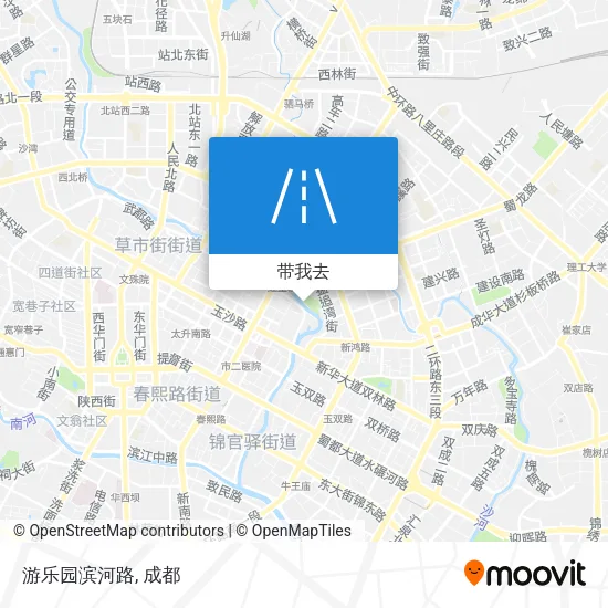游乐园滨河路地图