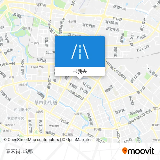 泰宏街地图