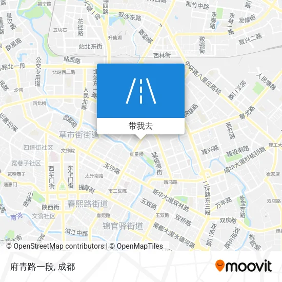 府青路一段地图