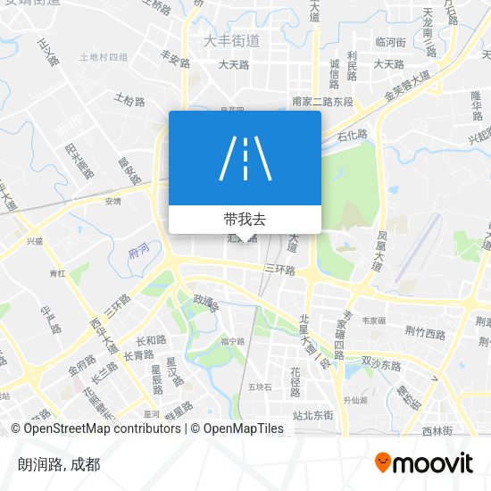 朗润路地图