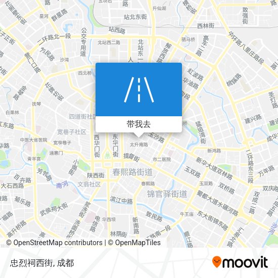 忠烈祠西街地图