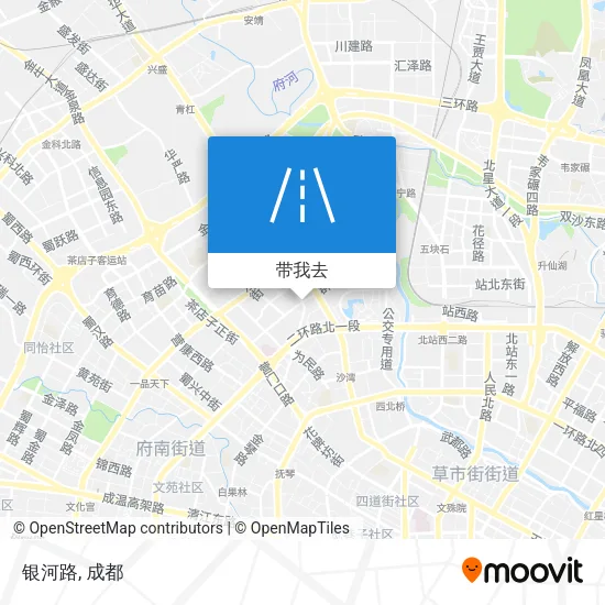 银河路地图