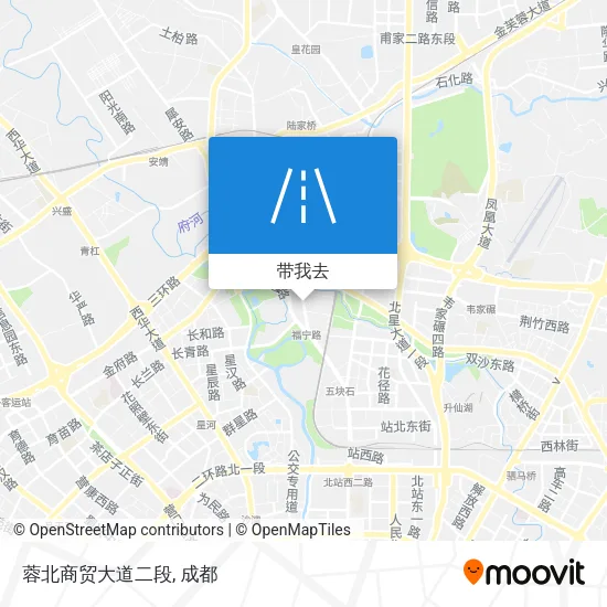 蓉北商贸大道二段地图