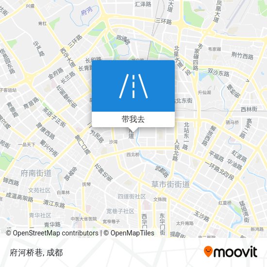 府河桥巷地图