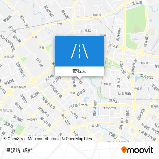 星汉路地图