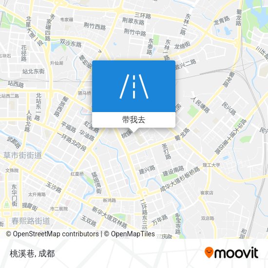 桃溪巷地图