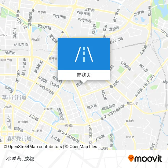 桃溪巷地图