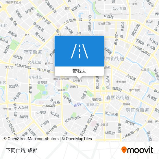 下同仁路地图