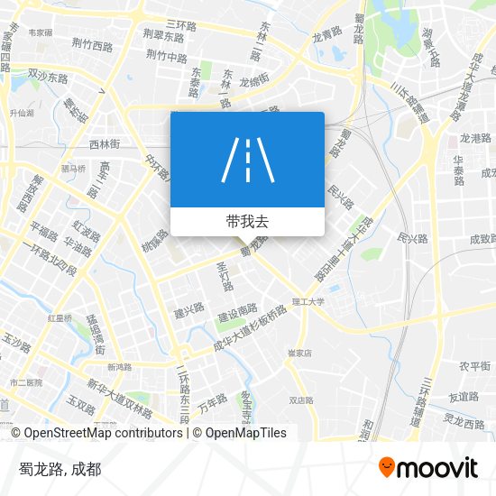 蜀龙路地图