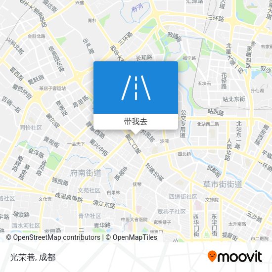 光荣巷地图