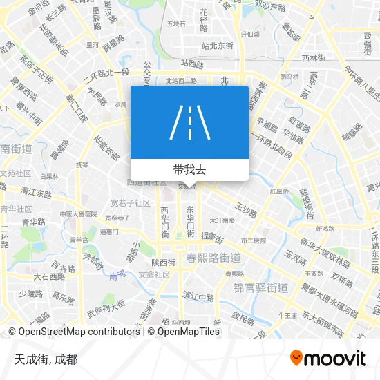 天成街地图