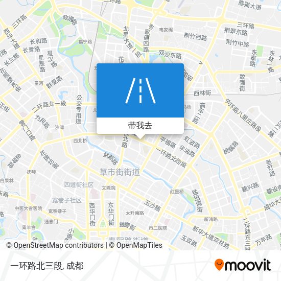一环路北三段地图