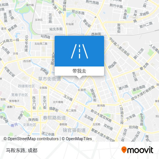 马鞍东路地图