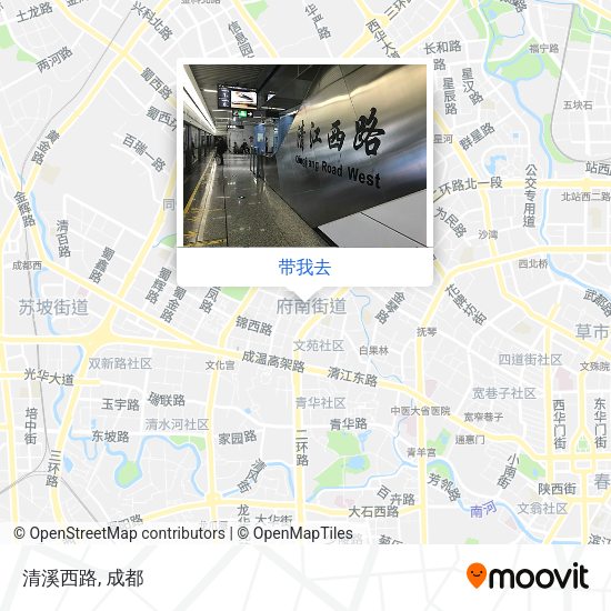 清溪西路地图