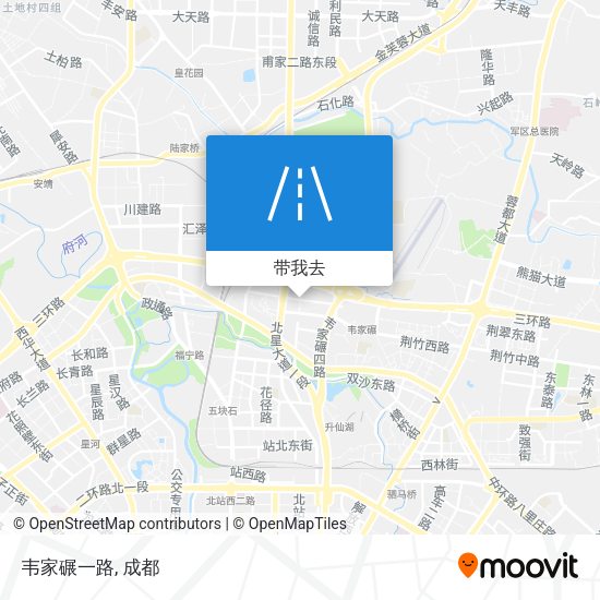 韦家碾一路地图