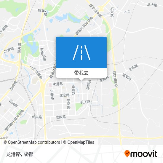 龙港路地图