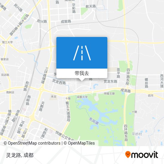 灵龙路地图