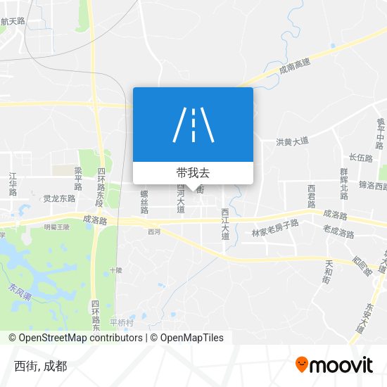 西街地图