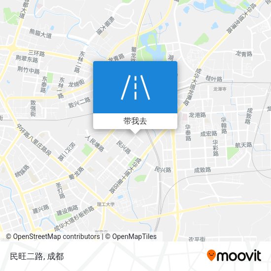 民旺二路地图