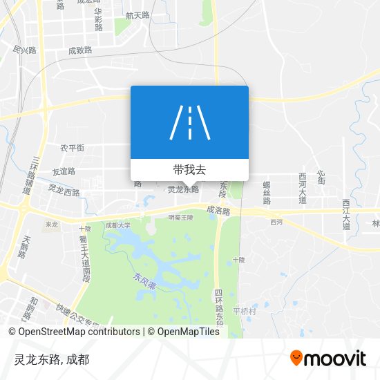 灵龙东路地图